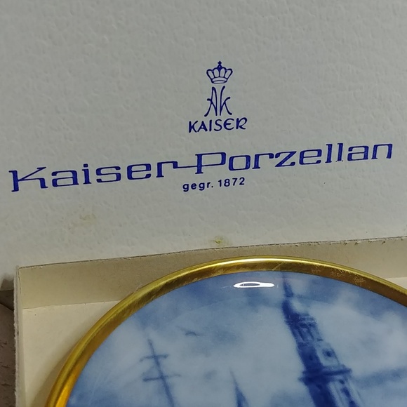 Kaiser-Porzellan Miniature Porcelain Plate Nautical Theme 1993 Germany - Picture 3 of 5